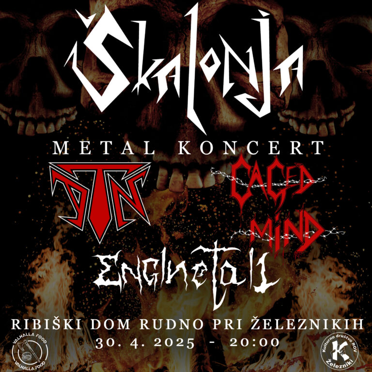 METAL KONCERT V RIBIŠKEM DOMU NA RUDNEM PRI ŽELEZNIKIH, 30. 4. 2025 ob 19:30